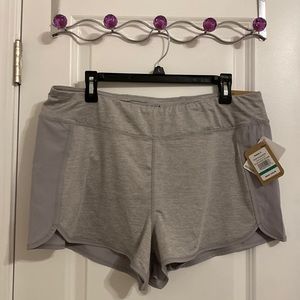 Reebok Women’s Silver Sconce Heather Marathon Shorts